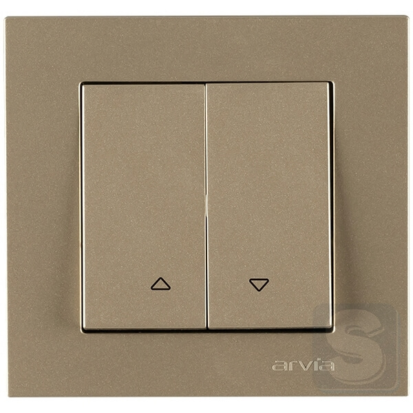 Вимикач для жалюзі Arvia Electric KAREN Титан (20 05 2000 216)